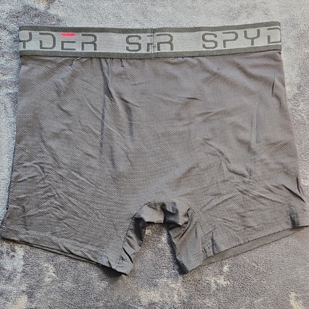 Spyder Black Boxer Briefs with Performance Fabric - Picture 4 of 4